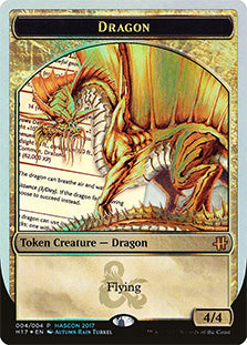 【Foil】(Promo-Hascon)Dragon Token/ドラゴントークン【英語】